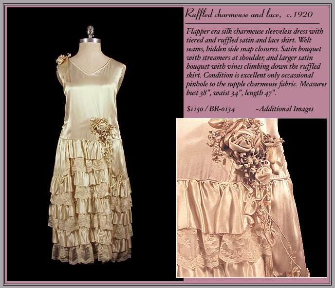 1920s Flapper Bridal Gown
