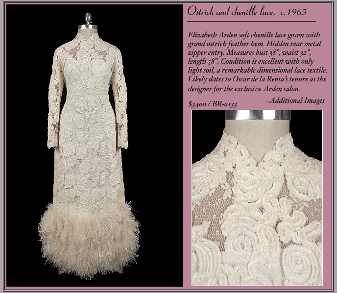 1965 Elizabeth Arden Bridal Gown