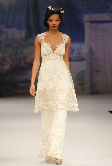 Edwardian inspired Bridal Gown - CLAIRE PETTIBONE Lyon