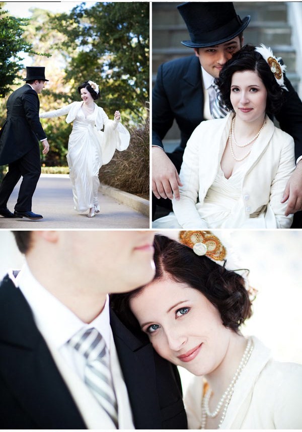 Art Deco/Edwardian inspired wedding