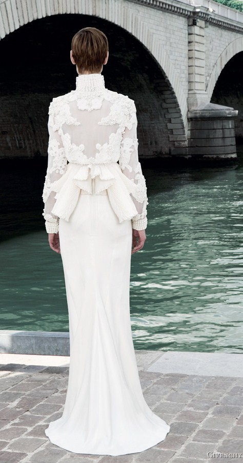 Givenchy Fall 2011 Wedding Dress