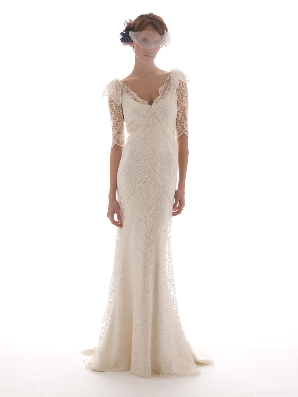 Elizabeth Filmore Long Sleeve Wedding Dress