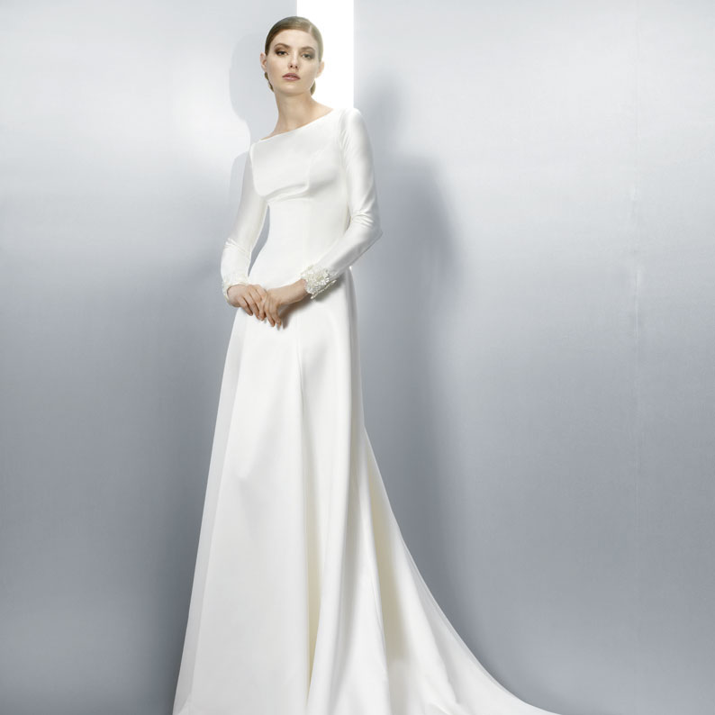 Jesus Peiro Long Sleeve Wedding Dress
