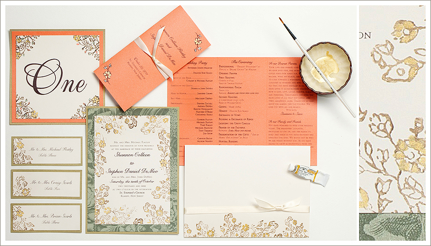 Hand Painted Wedding Stationery from Momental Designs - Lacy 1