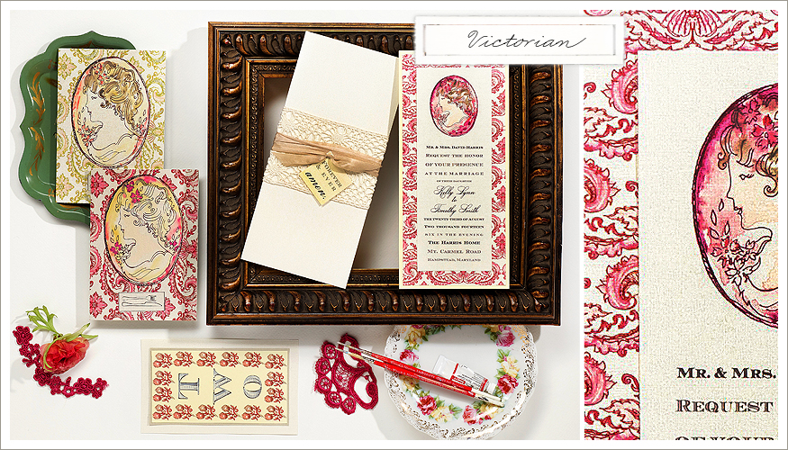 Victorian Wedding Stationery by Momental Designs - Movements Victorian