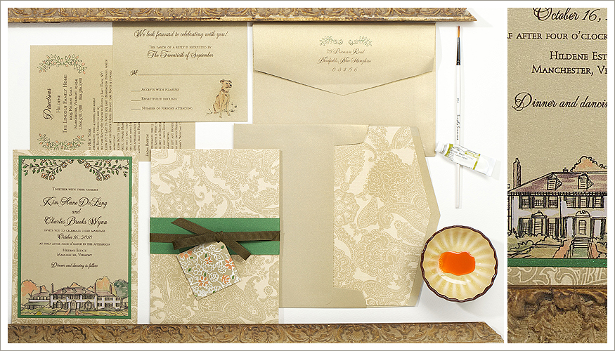 Painted Wedding Stationery by Momental Designs - Painted Places 9
