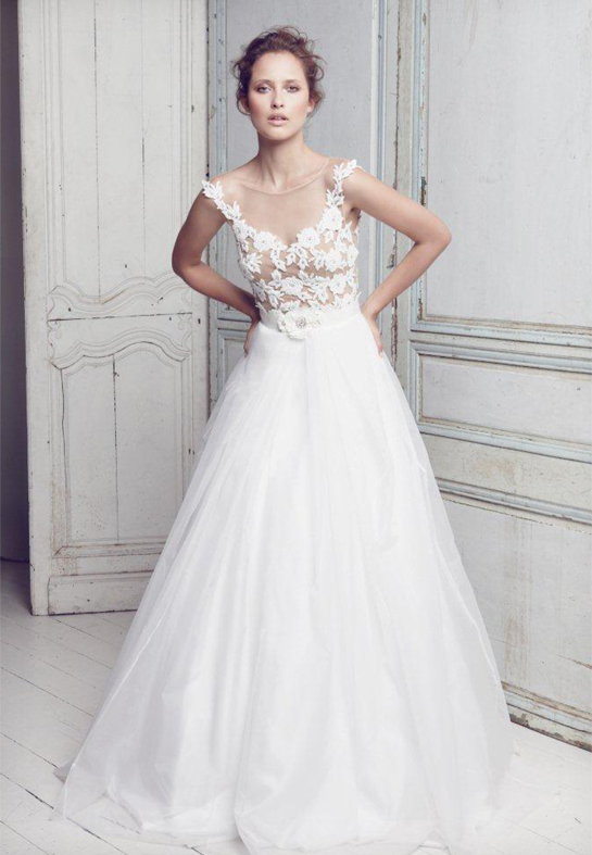 Collette Dinnigan - SS11 Diamante Floral Bridal Gown