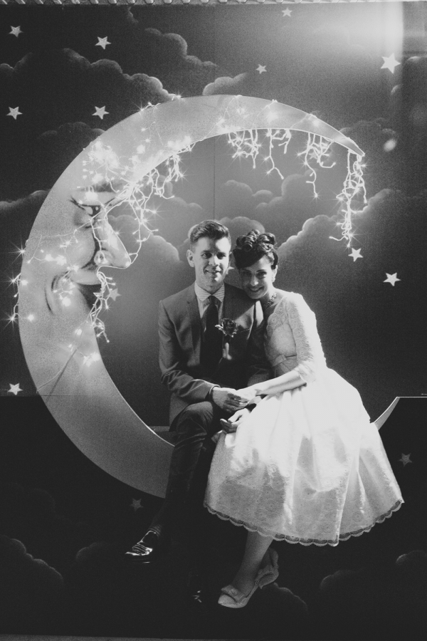 Melbourne 1950s inspired wedding Bride & Groom