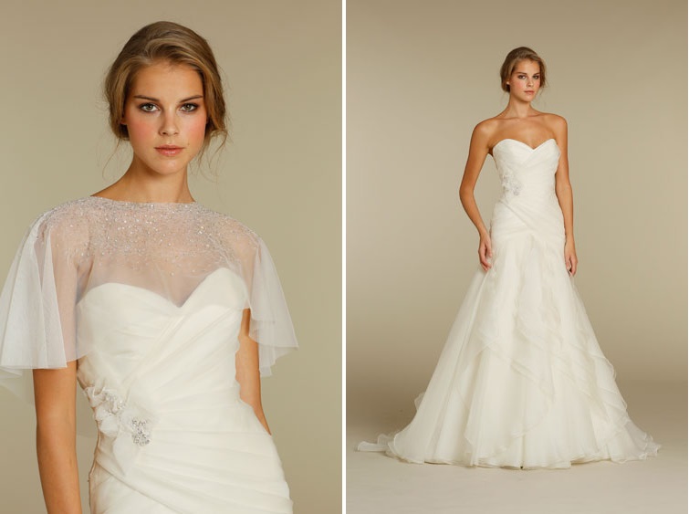Alvina Valenta 2012 Wedding Dress 9208 Cape 