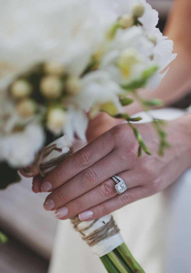 Ryan & Alex Copacabana NSW, Australia Vintage Inspired Bouquet & Engagement Ring