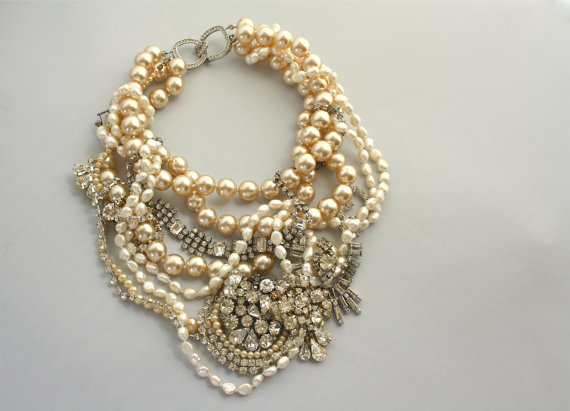 One of a Kind Pearl Vintage Necklace from Doloris Petunia