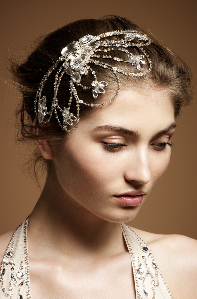 Jenny Packham 2012 Accessories Collection Poppy Crystal Bridal Headdress II