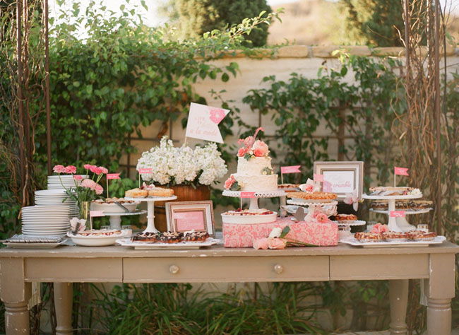 Bow Ties & Bliss Wedding Dessert Tables on a Budget