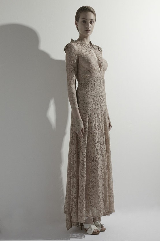 Ethereal Lace Evening Dress from Mariana Hardwick 2012/2013 Collection