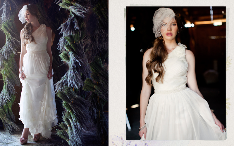 Ruche Fall 2012 Lace & Lavender Wedding Collection - Noelle
