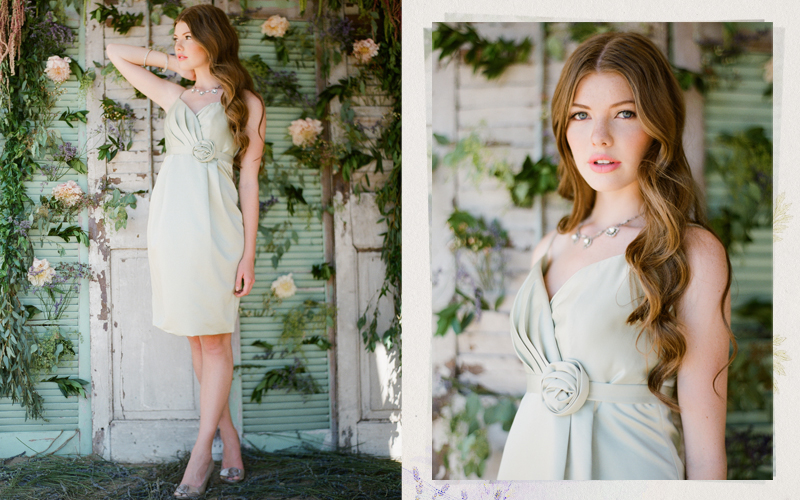 Ruche Fall 2012 Lace & Lavender Wedding Collection Amaryllis Mint Bridesmaids Dress