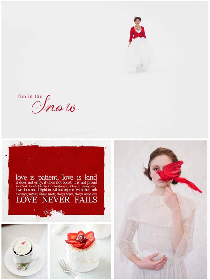 Fun in the Snow - Red & White Winter Wedding Inspiration
