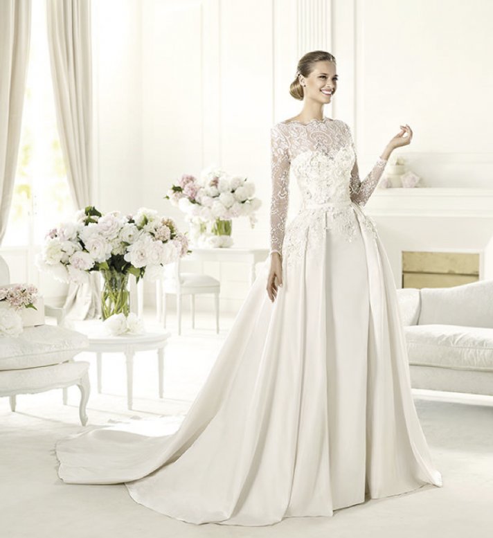 Elie Saab's 2013 Collection for Pronovias - Monet Long Sleeved Wedding Dress