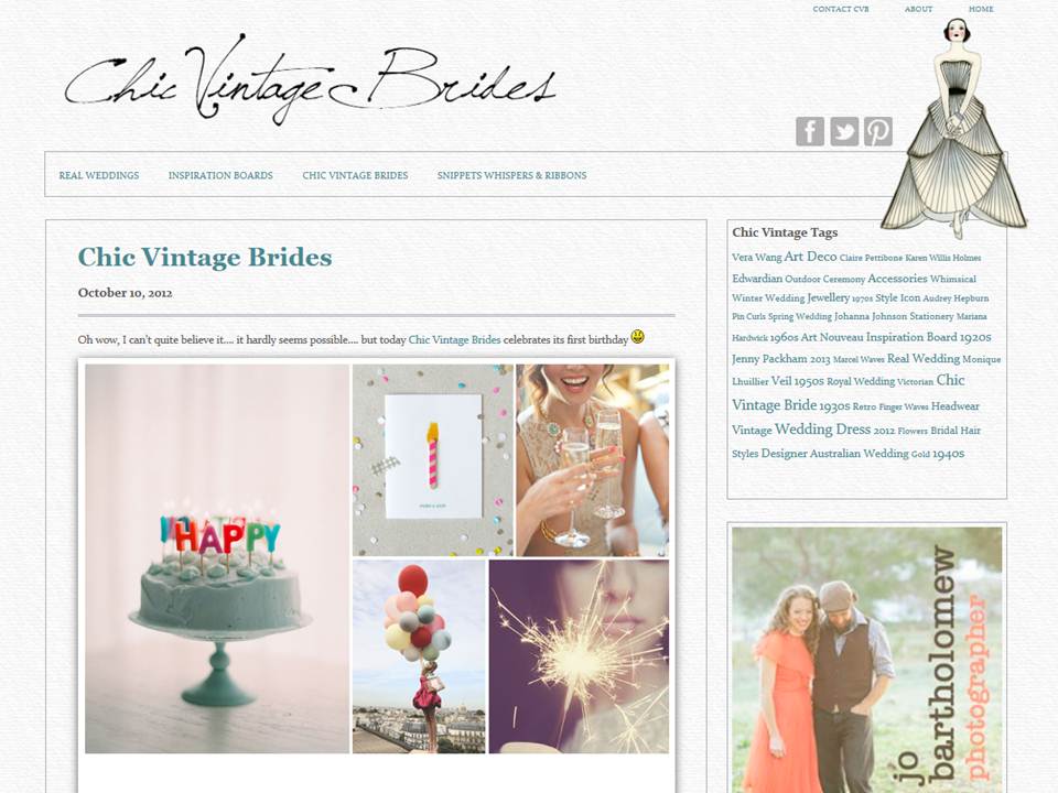 Chic Vintage Bride's New Home Page