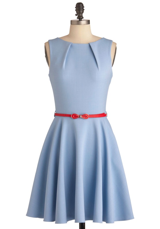 Luck Be a Lady Bridesmaids Dress in Dusk Blue from Modcloth