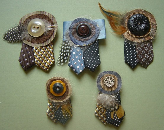 Button & Fabric Boutonnieres