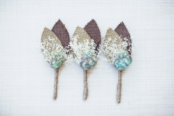 Shell Boutonnieres