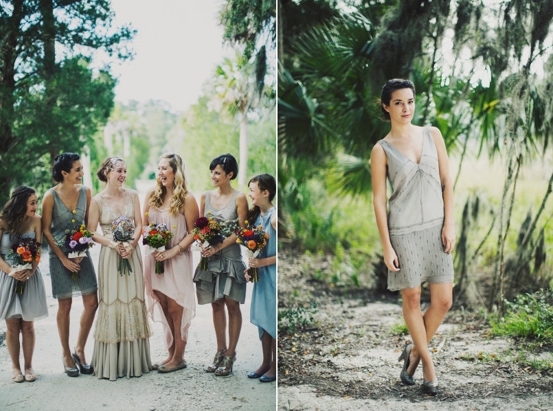 Flapper Inspired Bridesmaids