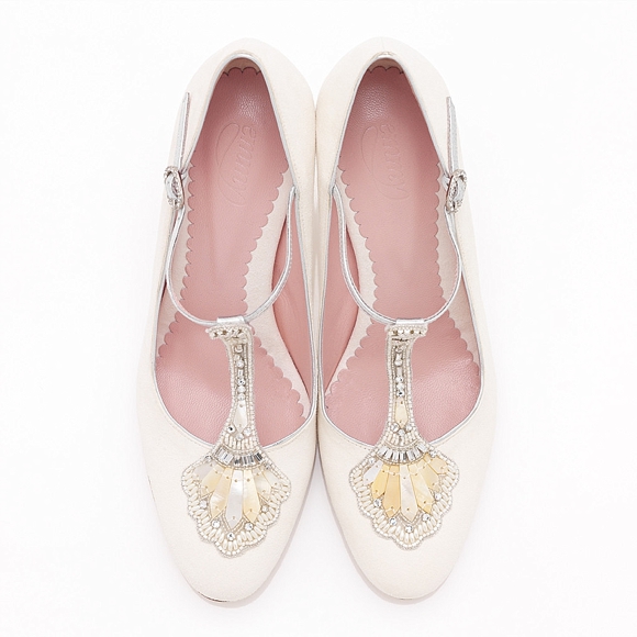 Eva Bridal Shoe from Emmy London 