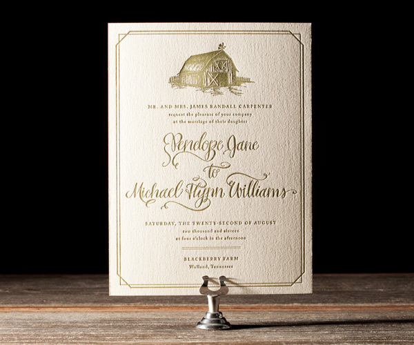 Bella Figura 2013 - Imogene Letterpress Wedding Stationery