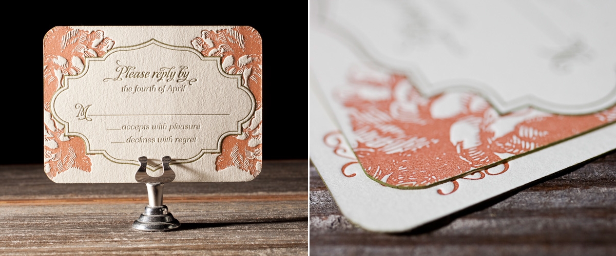 Bella Figura 2013 - Vintage Apothecary Letterpress Wedding Stationery