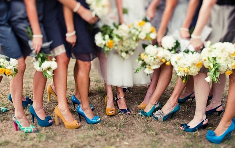 Mismatched Bridesmaid Accessories - Shoes