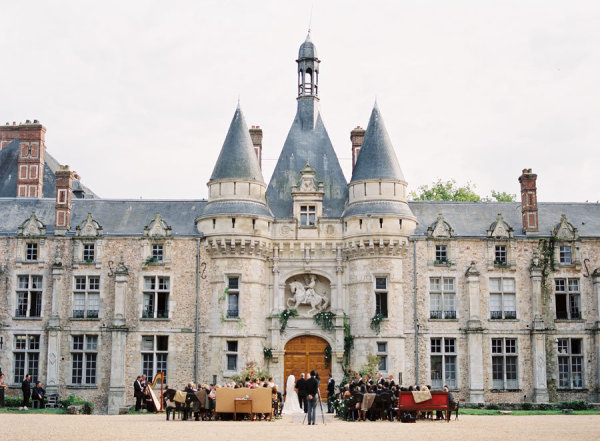 French Chateau Wedding on Style Me Pretty