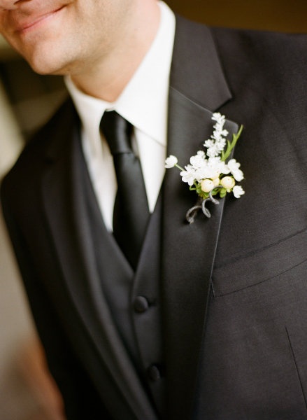 Glam Spring Boutonniere