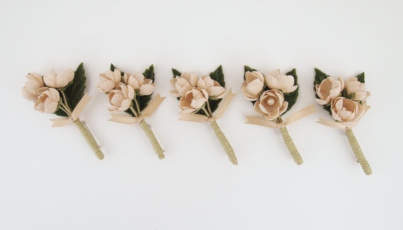 Etsy Spring Boutonniere