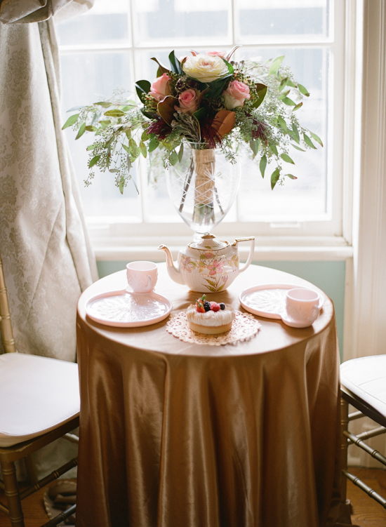 Vintage Tea Party Wedding Inspiration Shoot from Kate Romenesko