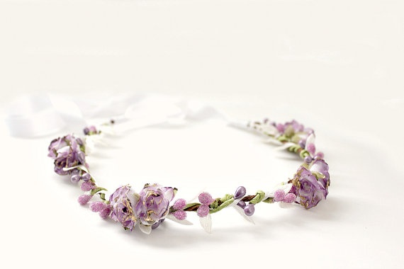 Lilac Flower Crown