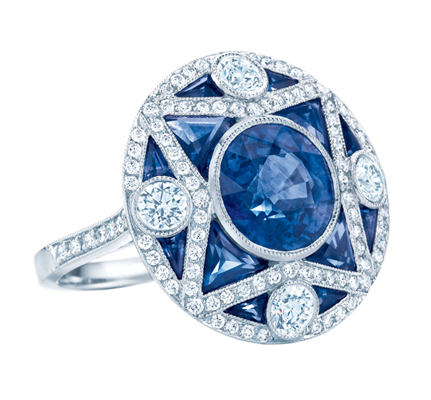 Great Gatsby Collection Sapphire Ring from Tiffany & Co