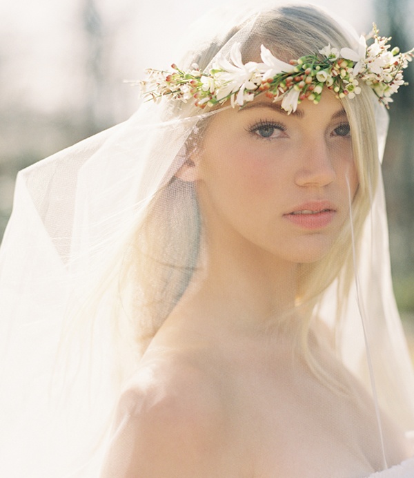 Flower Crown and Veil