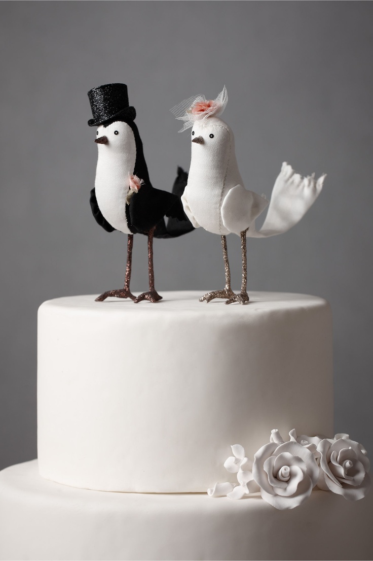 BHLDN Bird Wedding Cake Topper