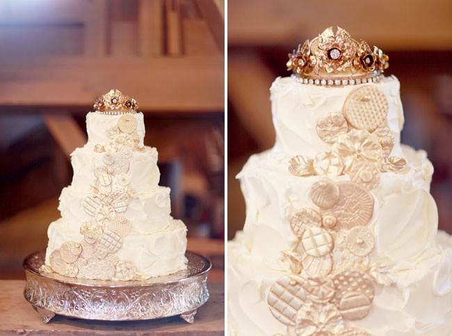 Crown Wedding Cake Topper
