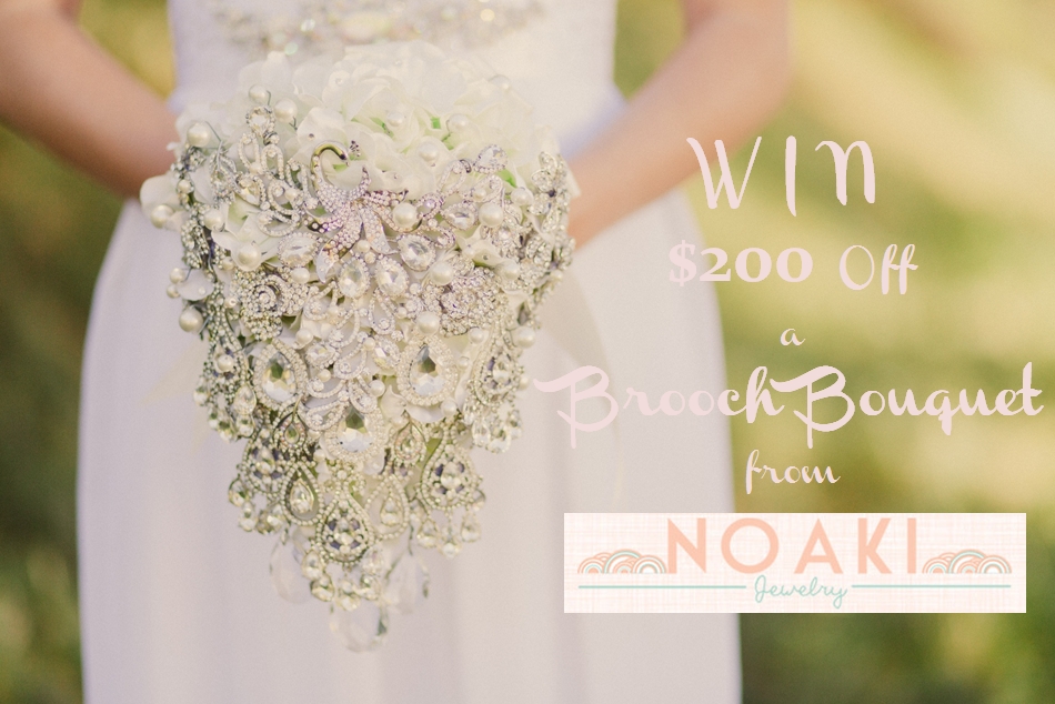 Win $200 Off a Noaki Brooch Bouquet
