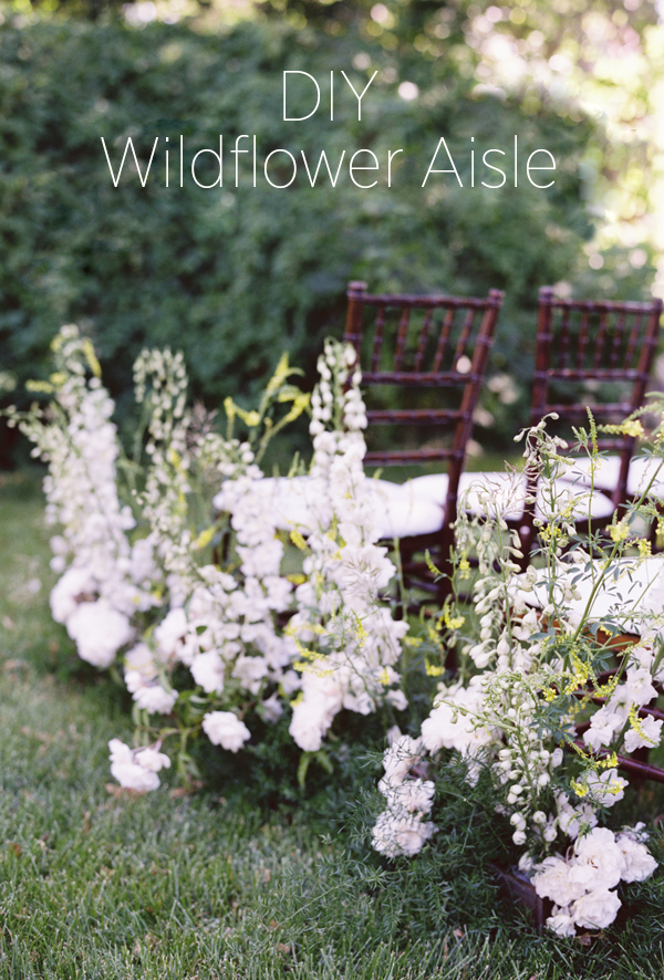 DIY Wildflower Aisle