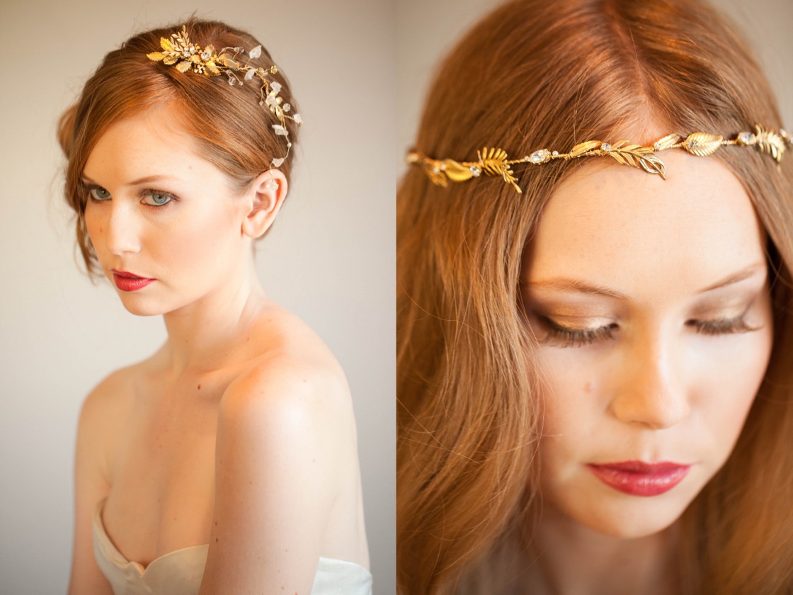 Muguet comb, #804 and Fraxinelle halo, #811 from Mignonne Handmade's 2014 Collection