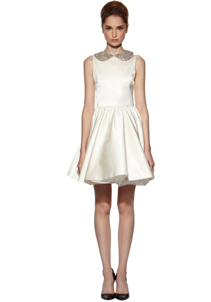 Ivory Collared Dress from Alice & Olivia