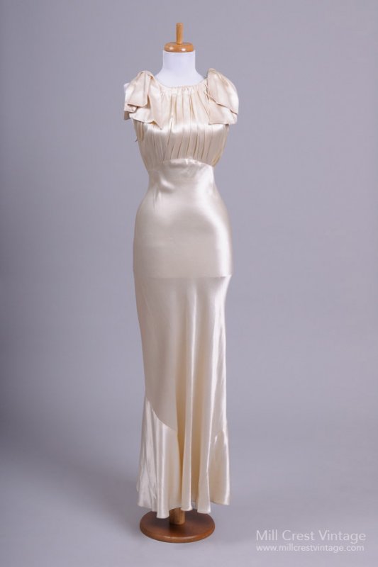1930s Vintage Wedding Dress from Mill Crest Vintage