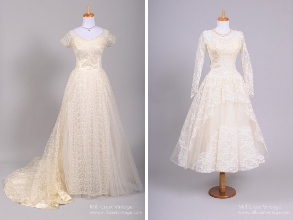 1950s Bridal Gowns from Mill Crest Vintage