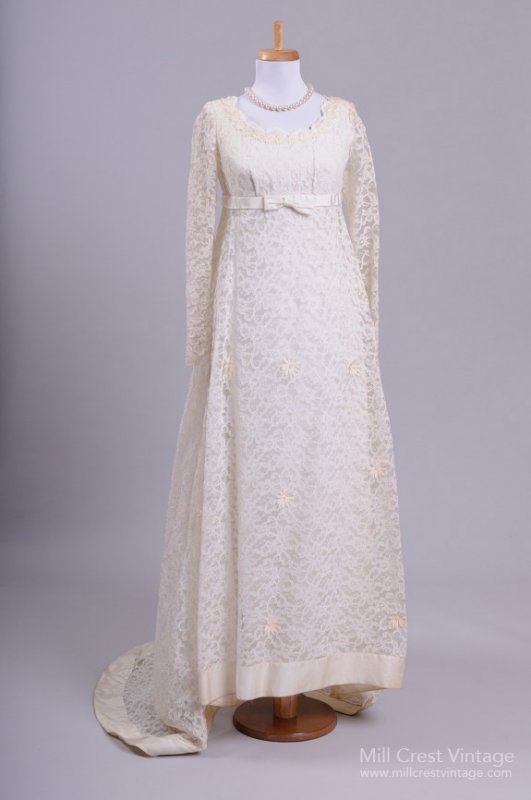 1960s Vintage Wedding Dress from Mill Crest Vintage
