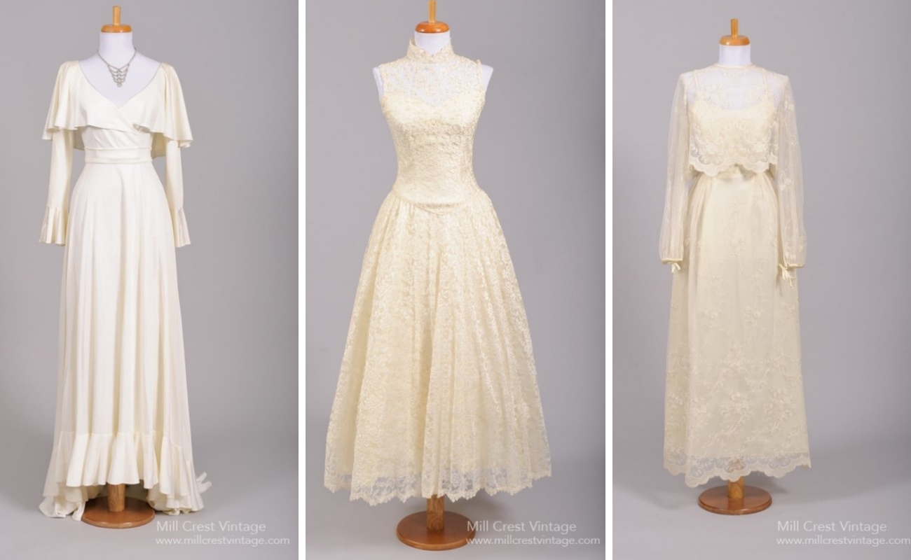 1970s Wedding Dresses from Mill Crest Vintage
