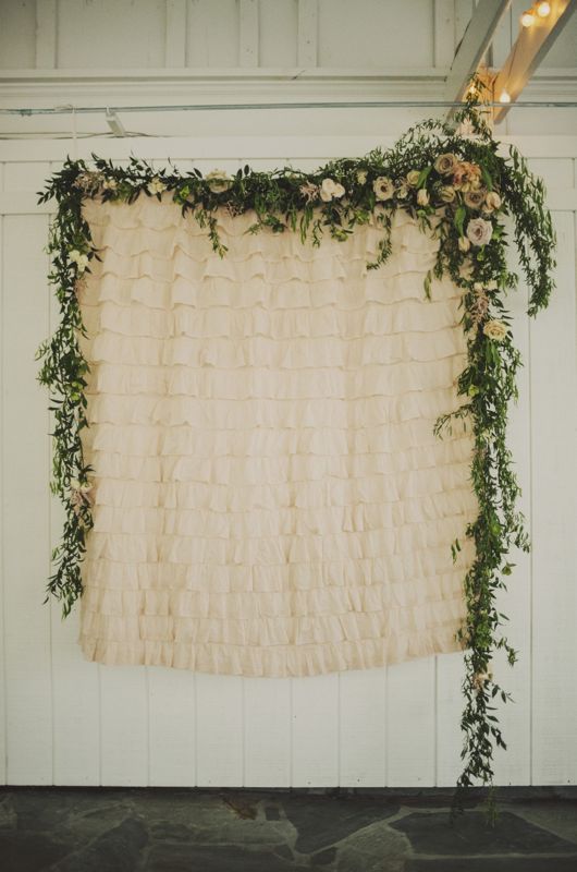 Aisle Style - Backdrops - Cloth & Flower Arch