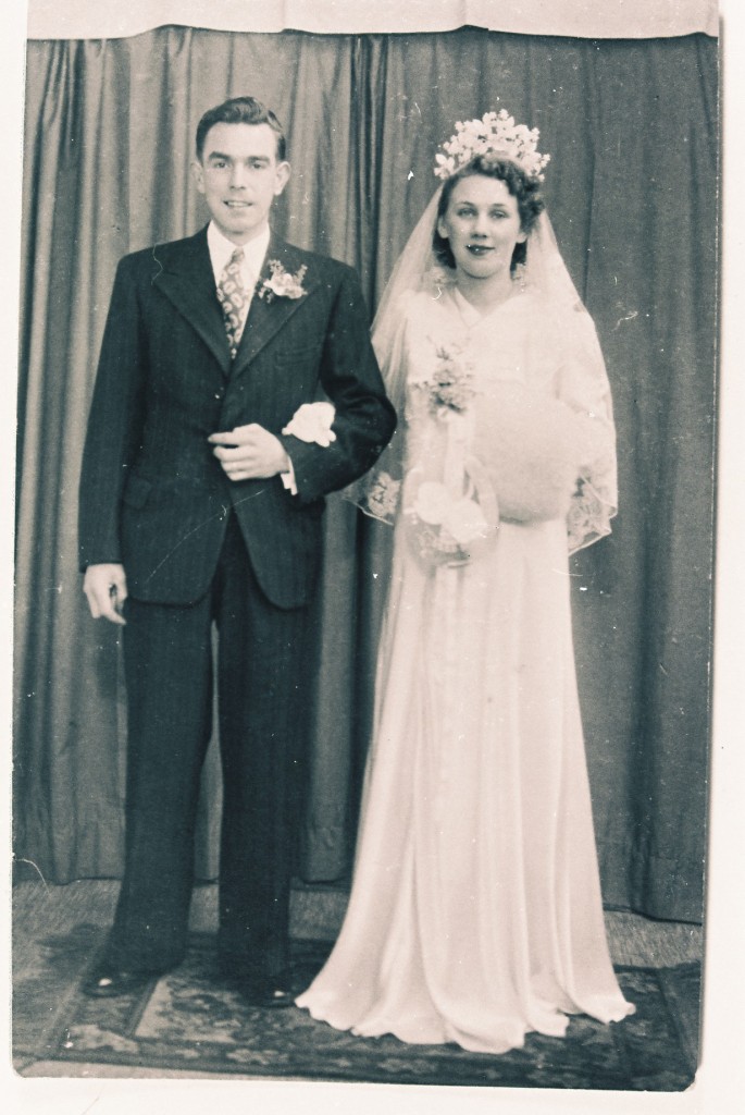Joan Dowden 1940s Bride